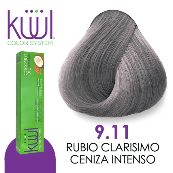 Tinte 9.11 Rubio Clarisimo Cenizo Intenso