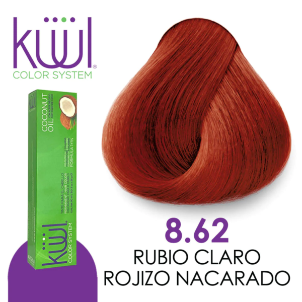 Tinte 8.62 Rubio Claro Rojizo Nacarado