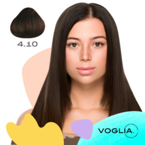 Tinte para cabello 4.10 Castaño Medio Cenizo