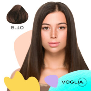 Tinte para cabello 5.10 Castaño Claro Cenizo