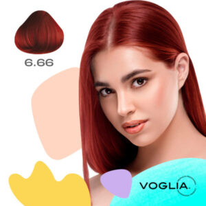 Tinte para cabello 6.66 Rubio Oscuro Rojo Intenso