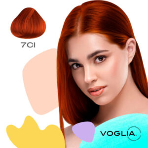 Tinte para cabello 7CI Cobre Intenso