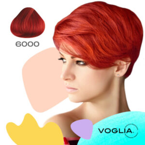 Tinte para cabello 6000 Rojo