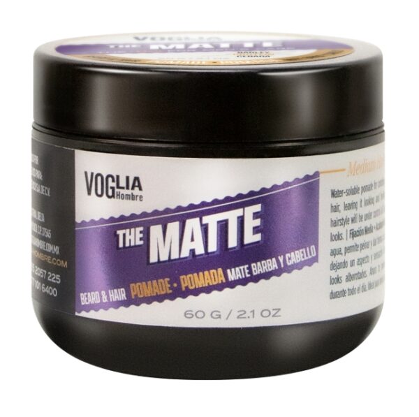 The Matte 60g | Pomada Mate Barba Y Cabello