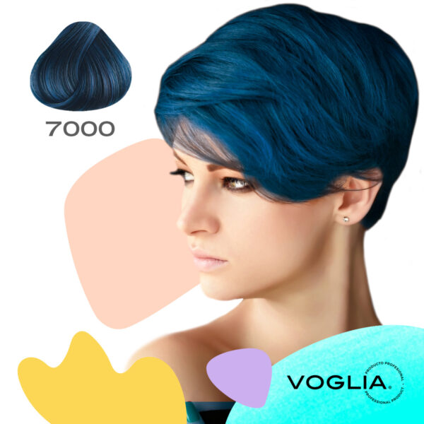 Tinte para cabello 7000 Azul