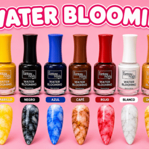 Water Blooming Fantasy Nails