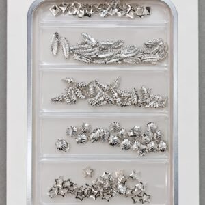 Cartera De Metales Mix Plata
